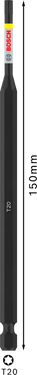 Bit T20 - 150 mm - 1st
