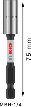 Bosch PRO Standard Bit Holder Impact 75 mm
