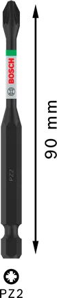 Bosch PRO PZ2 Impact Bit – 90 mm