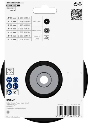 PRO Steunpad Hard 125 mm M14
