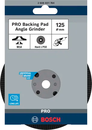 PRO Steunpad Hard 125 mm M14