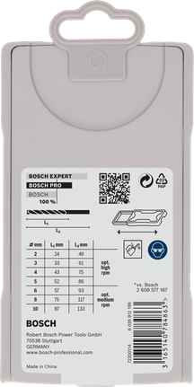 PRO Stainless Steel HSS Co Spiraalboorset 7 Delig