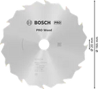 Bosch PRO Wood cirkelzaagblad, 165 x 1,7 x 20 mm