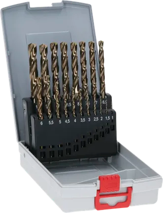 PRO Stainless Steel HSS Co Spiraalboorset 19 Delig