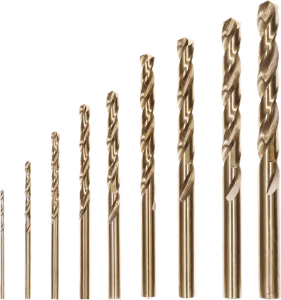 PRO Stainless Steel HSS Co Spiraalboorset 10 Delig