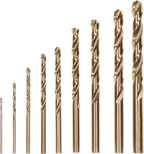PRO Stainless Steel HSS Co Spiraalboorset 10 Delig