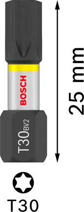 PRO Torx slagschroefbit T30, 25 mm
