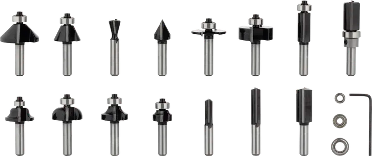 Bosch PRO Gemengde Frezenset – 15-delig