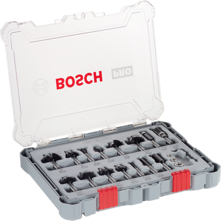 Bosch PRO Gemengde Frezenset – 15-delig