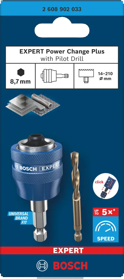 Bosch EXPERT Power Change Plus Mandrel 7.15 x 25 x 65 mm