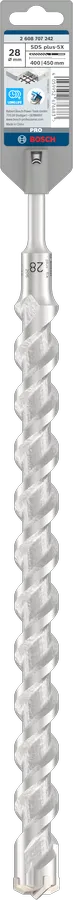 PRO SDS plus-5X Hamerboor, 28 x 400 x 450 mm