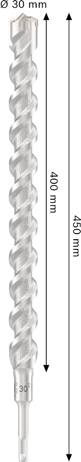 PRO SDS plus-5X Hamerboor, 30 x 400 x 450 mm