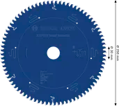 Bosch EXPERT Multi Material cirkelzaagblad 250 x 2,4/1,8 x 30 mm, T80