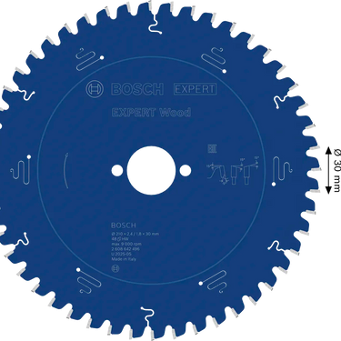 Zaagblad Hout - 210 mm x 30 mm x 48T