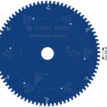 Zaagblad Multi Material - 254 mm x 30 mm x 80T