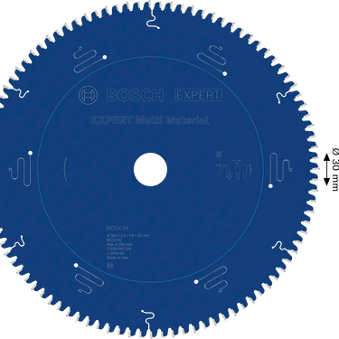 Zaagblad Multi Material - 305 mm x 30 mm x 96T