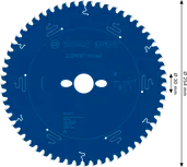 Bosch EXPERT Wood cirkelzaagblad, 254 x 2,4/1,8 x 30 mm, T60
