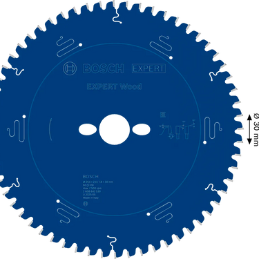 Zaagblad Hout - 254 mm x 30 mm x 60T