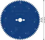 Bosch EXPERT Wood cirkelzaagblad, 305 x 2,4/1,8 x 30 mm, T72