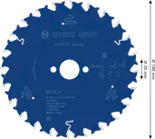 EXPERT Wood Cirkelzaagblad 140 x 1.8/1,3 x 20 mm T24