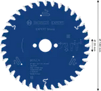 EXPERT Wood Cirkelzaagblad 140 x 1.8/1,3 x 20 mm T36