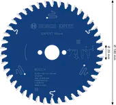 EXPERT Wood Cirkelzaagblad 140 x 1.8/1,3 x 20 mm T42