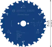 EXPERT Wood Cirkelzaagblad 160 x 2.6/1,6 x 20 mm T24