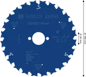 EXPERT Wood cirkelzaagblad, 180 x 2,6/1,6 x 30 mm, T24