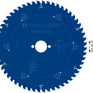 Zaagblad Hout - 235 mm x 30 mm x 56T