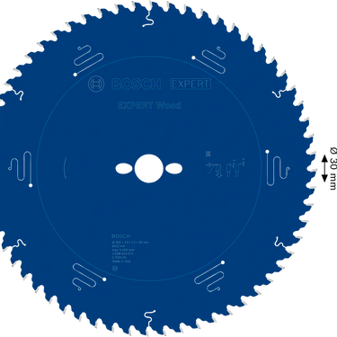 Zaagblad Hout - 355 mm x 30 mm x 60T