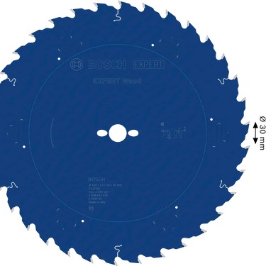 Zaagblad Hout - 450 mm x 30 mm x 34T