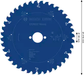 Bosch EXPERT Wood cirkelzaagblad, 216 x 2,4/1,8 x 30 mm, T40