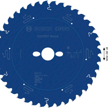 Zaagblad Hout - 250 mm x 30 mm x 40T