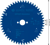 Bosch EXPERT Aluminium cirkelzaagblad, 160 x 2,2/1,6 x 20 mm, T52