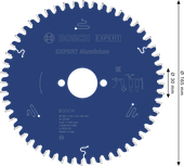 Bosch EXPERT Aluminium cirkelzaagblad, 165 x 2,6/1,6 x 30 mm, T52