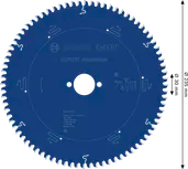 Bosch EXPERT Aluminium cirkelzaagblad, 235 x 2,6/1,8 x 30 mm, T80