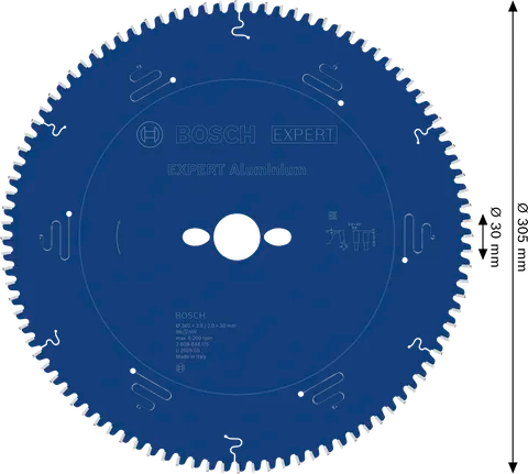 EXPERT Aluminum Circular Saw Blade 305 x 2.8/2 x 30 mm, T96