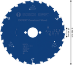 EXPERT Construct Wood Cirkelzaagblad 190 x 2/1,3 x 30 mm