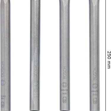 Beitelset SDS plus-4C - 4-delig