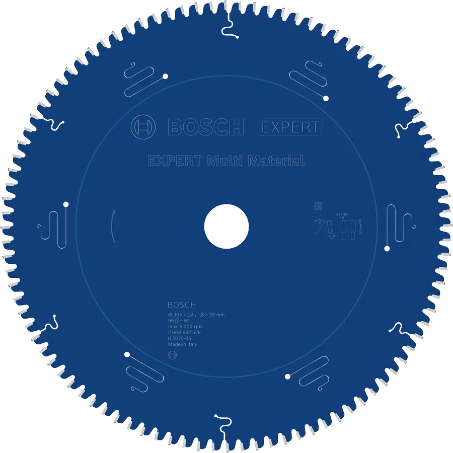 Bosch EXPERT Multi Material cirkelzaagblad 305 x 2,4/1,8 x 30 mm, T96