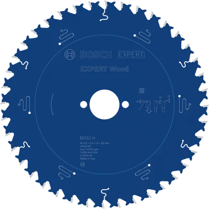 EXPERT Wood Cirkelzaagblad 210 x 2,4/1,6 x 30 mm T40