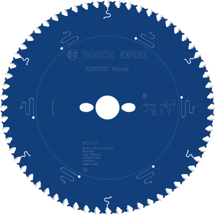 EXPERT Wood Cirkelzaagblad 270 x 2.8/1,8 x 30 mm T60