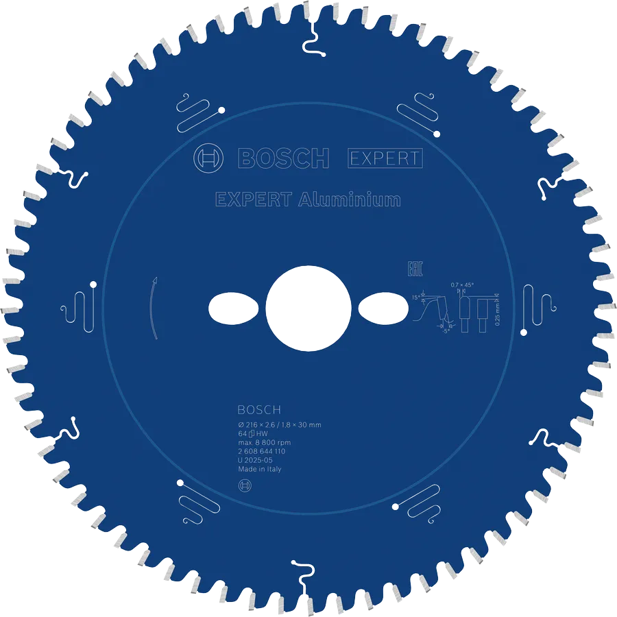 EXPERT Aluminum Circular Saw Blade 250 x 2.8/2 x 30 mm
