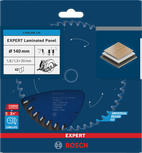 Bosch EXPERT Aluminium cirkelzaagblad, 165 x 2,6/1,6 x 20 mm, T52