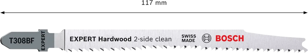 EXPERT Hardwood 2 Side Clean T308BF Decoupeerzaagblad