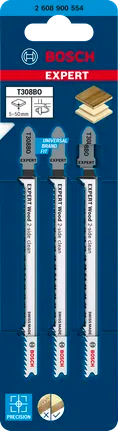 EXPERT Wood 2 Side Clean T308BO Decoupeerzaagblad