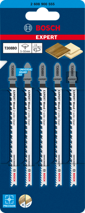 EXPERT Wood 2 Side Clean T308BO Decoupeerzaagblad