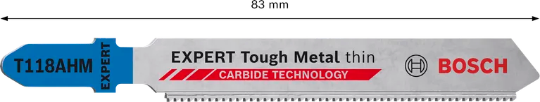 EXPERT Tough Metal dik T118AHM Decoupeerzaagblad 3 Stuks