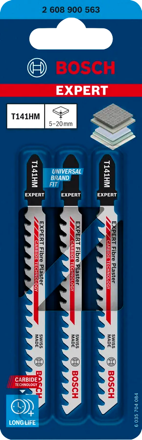 EXPERT Fiber Plaster T141HM Decoupeerzaagblad