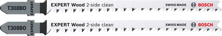EXPERT Wood 2 Side Clean T308BO Decoupeerzaagblad